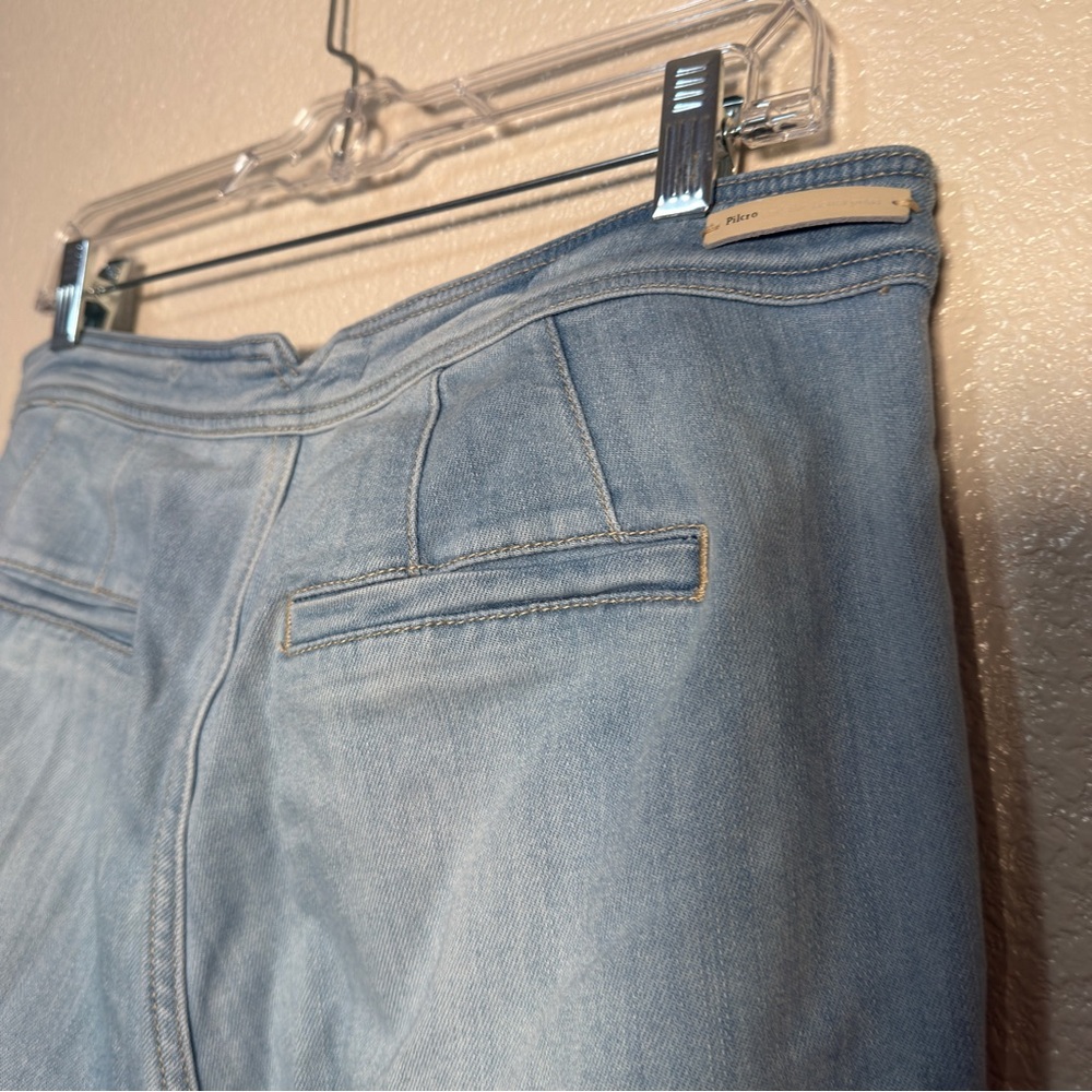 Pilcro and the Letterpress‎ Light Blue High Rose Bootcut Jeans Sz 30 - Picture 8 of 11